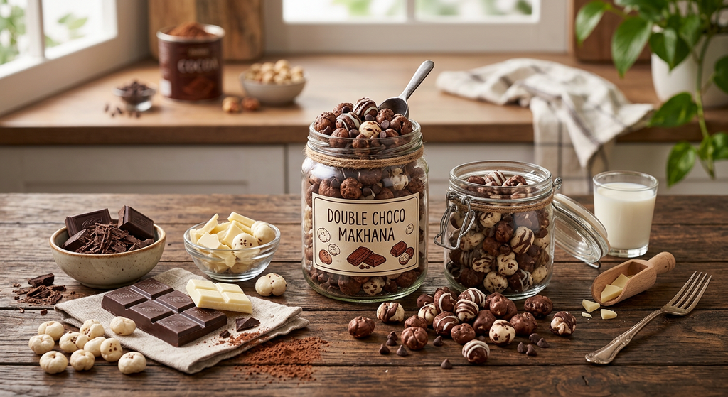 Double Choco Makhana - 80 gm