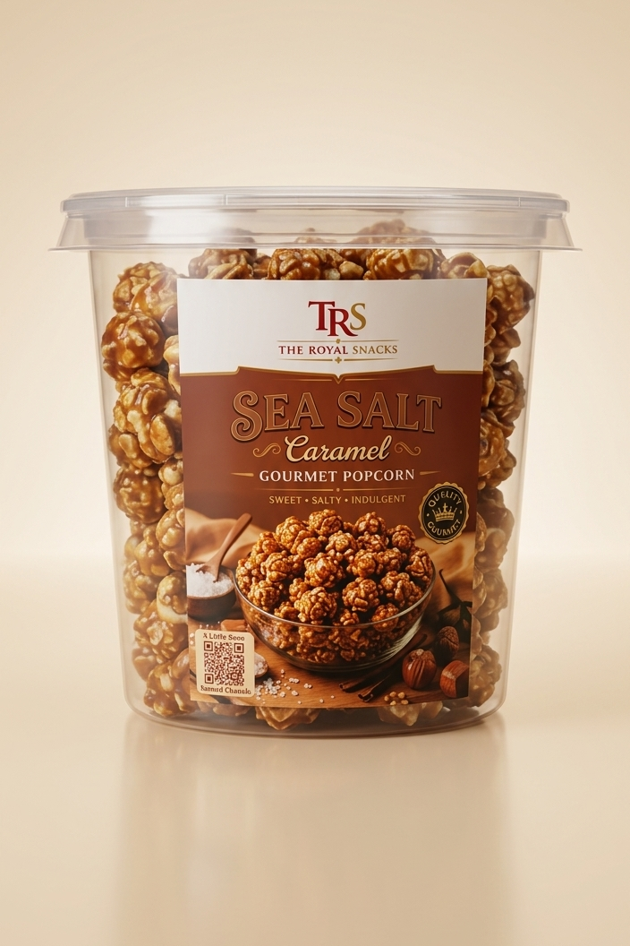 TRS Sea Salt Caramel Popcorn – Sweet & Salty Gourmet Popcorn